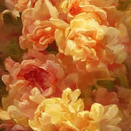 Картина "Цветы, как жизнь..."