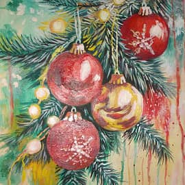 Новогодние украшения.