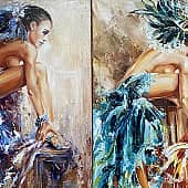 Новогодняя ночь (5), художник Чернова Ольга