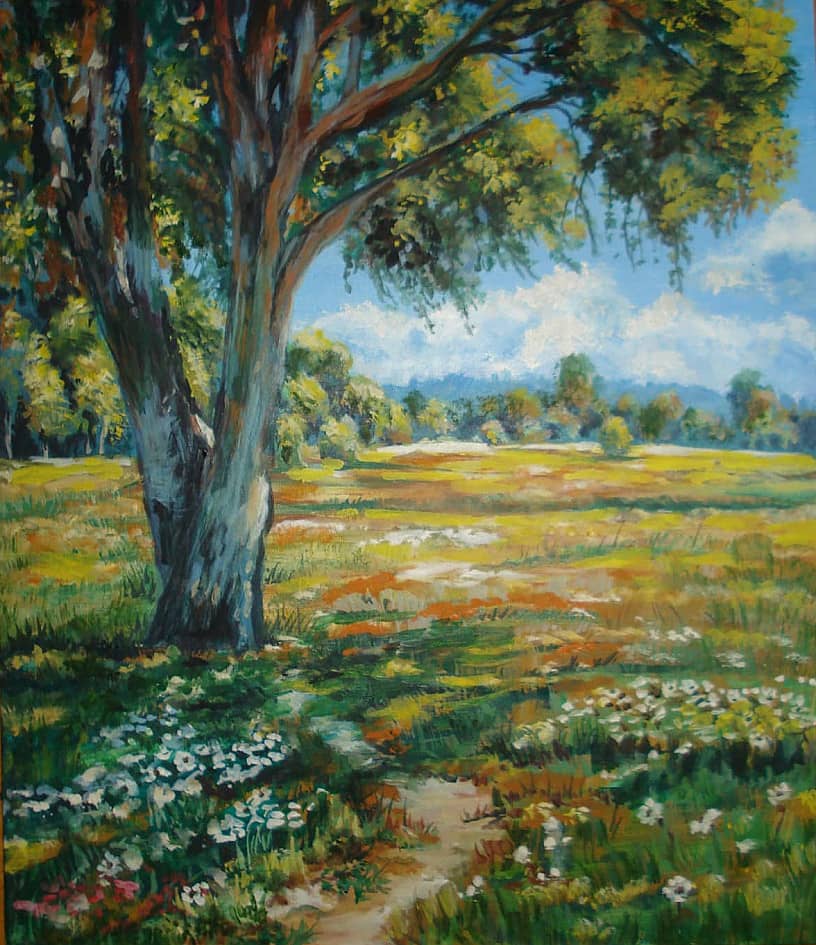 Летний жаркий день.