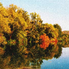 Осеннее озеро