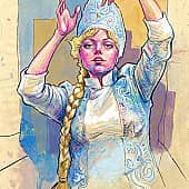 -синяя богиня я- (1), художник Сергей Куценко