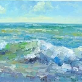 Волна в стиле Врубеля. Пленэр ZhNataly