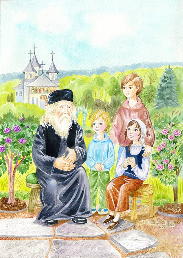 Иллюстрация к книге "Дивен Бог во святых своих"