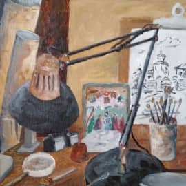 Уголок в мастерской