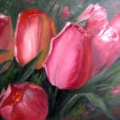 Тюльпаны (1), художник Диана Сотникова