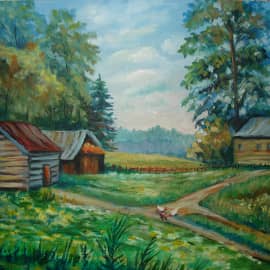 Сельский пейзаж.