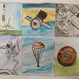 Комикс про космос