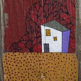 Дом и чёрное дерево