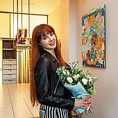 Картина Абстракция цветы и море Екатерина Лебедева художник (5), художник Екатерина Лебедева