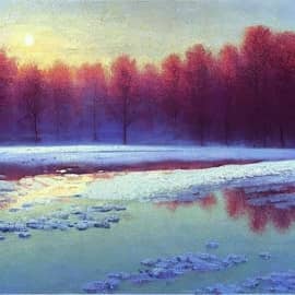 Картина "Оттепель."