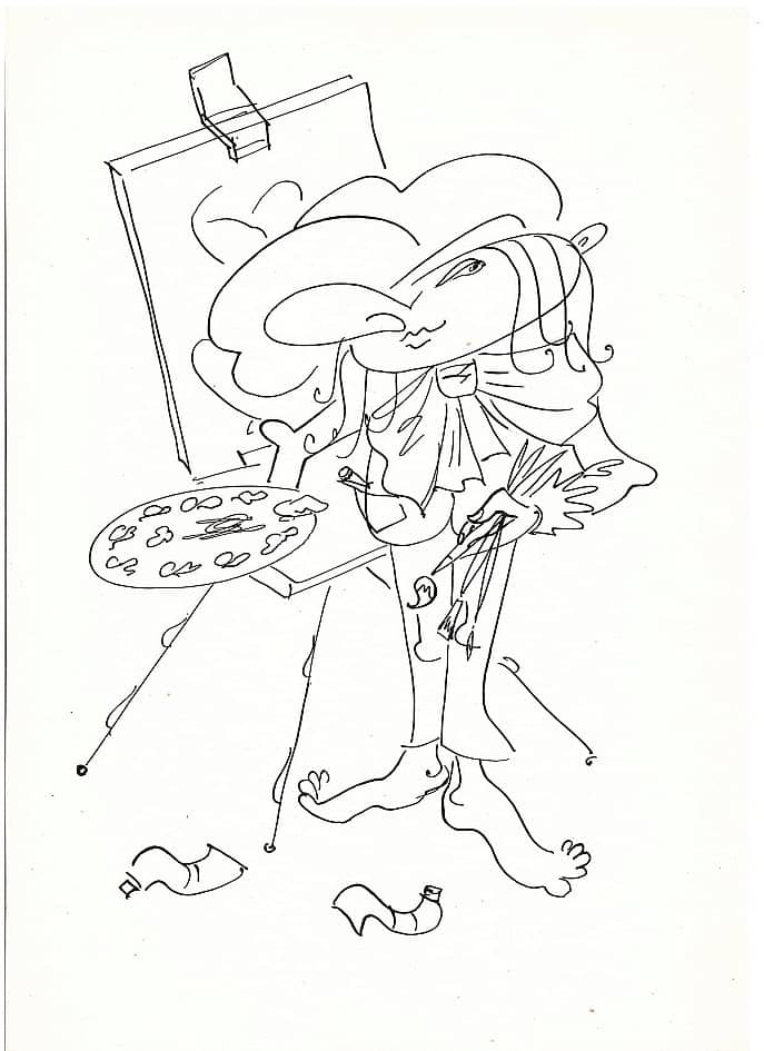 Художник (Из серии "Обыкновенные чудики")