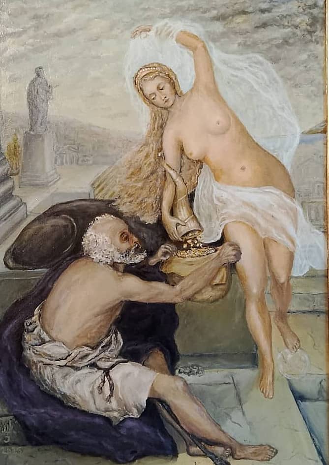 Вольная интерпретация известного произведенияполотна известного мастера на тему  Воздаяние