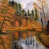 Осень, художник Наталья Полетаева