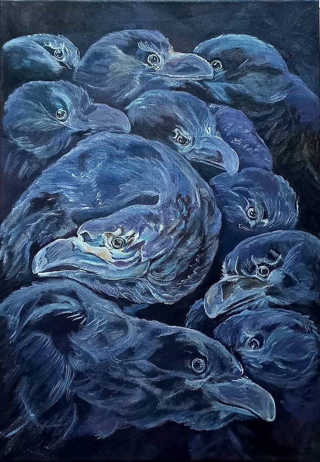 Тёмное тёмное вороново семейство