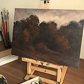 Осень. Сумерки. (1), художник Елена Сергеевна