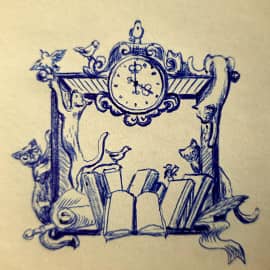 Композиция с часами