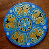 Расписные дощечки (4), художник Светлана Стафиевская