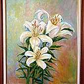 Лилии (1), художник Елена Наумова