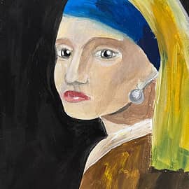 Девушка с сережкой