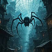 иллюстрация к стиху " Паутина"