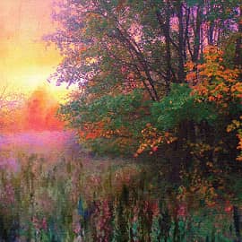 На рассвете.