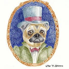 Портрет мистера в сером цилиндре