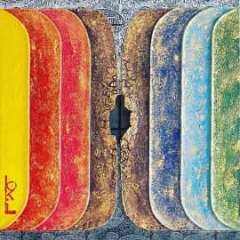 Created two colors from the spiritual and physical seven colors