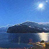 Лунная дорожка.