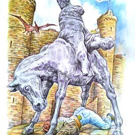 Два короля.Замок Харлех.Уэльс 2018 год