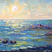 Краски вечера. Штиль. Пленэр ZhNataly