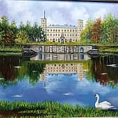 Гатчинский дворец со стороны озера