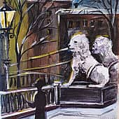 "Ночь, улица, фонарь, аптека" Иллюстрация к стихотворению Александра Александровича Блока