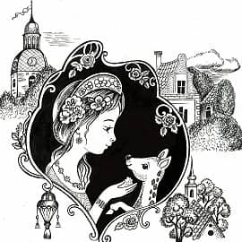 Принцесса и олененок