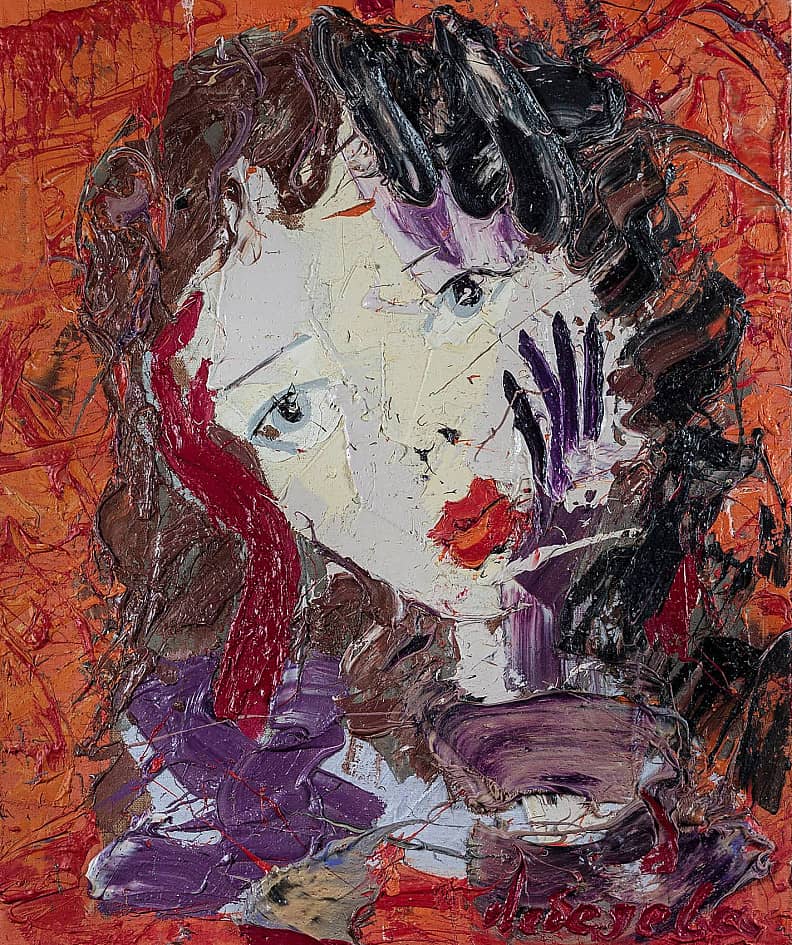 Картина Французская певица Женский портрет Екатерина Лебедева художник