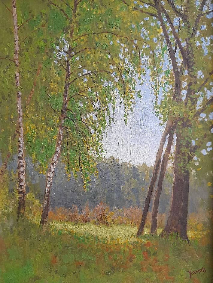 У леса на опушке.