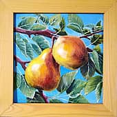 На ветке. Груши. (1), художник Шатёрных Геннадий