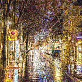 Дождливый город