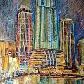 Ночной Дубай