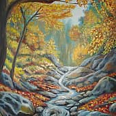 Горный ручей.