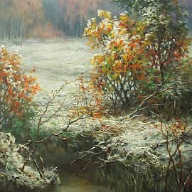 Осенний снег