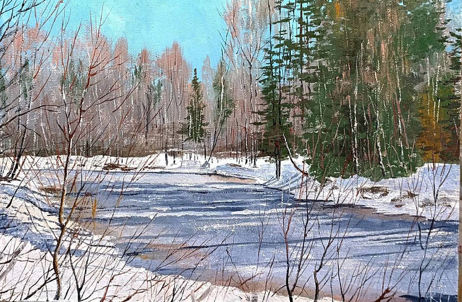 Солнечный мартовский день. Пленэр(2)