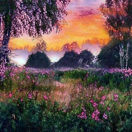 Рассветный туман.