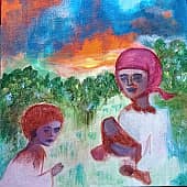 К знаниям. По мотивам рисунка из детской книги (1), художник Наталия