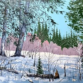 Март. Окрестности Бояркероса