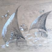 Берег у моря (15), художник Konstantin