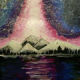 Звёздная ночь на озере