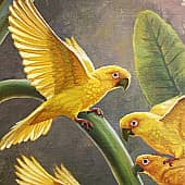 Тропический сад (3), художник Лиза Рэй