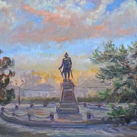 Основатель города Петр Первый. Живопись ZhNataly