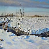 Тёмная лента реки